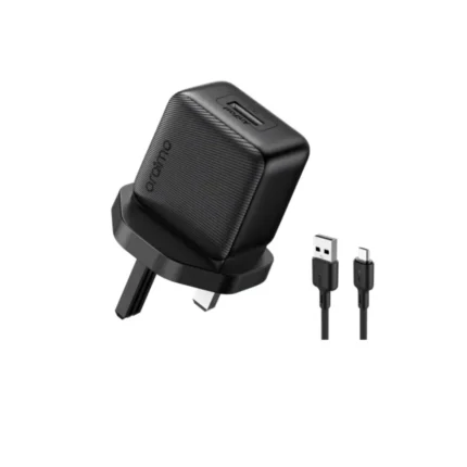oraimo PowerCube 10 Sleek Charger Kit 12W Power Output Dual USB-A Connection Type AniFast™ Technology Includes Micro-USB Cable