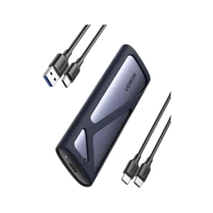 M.2 NVMe & SATA SSD to USB 3.1 Gen 2 Enclosure, 10Gbps, Tool-Free, 2230/2242/2260/2280 Support, Aluminum Shell