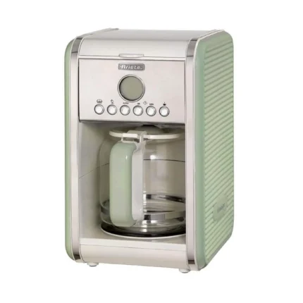 ARIETE Vintage Drip Coffee Maker - 12 Cup, Green