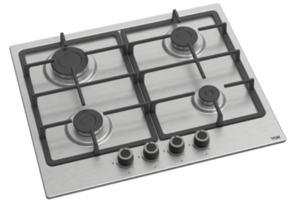 VON VBBG6041NFX 4 Gas Hob - 60cm, Stainless