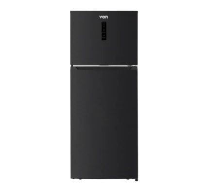 VON VRT-420NVAK Double Door Fridge, Top Mount Freezer, No Frost- 415L